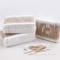 Disposable double headed clean wooden stick cotton bud